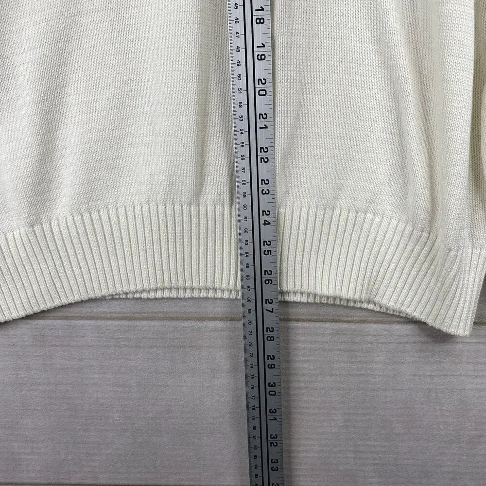 St. John's Bay Sweater Mens XL 100% Cotton Crew-Neck Pullover Deer Country NWT